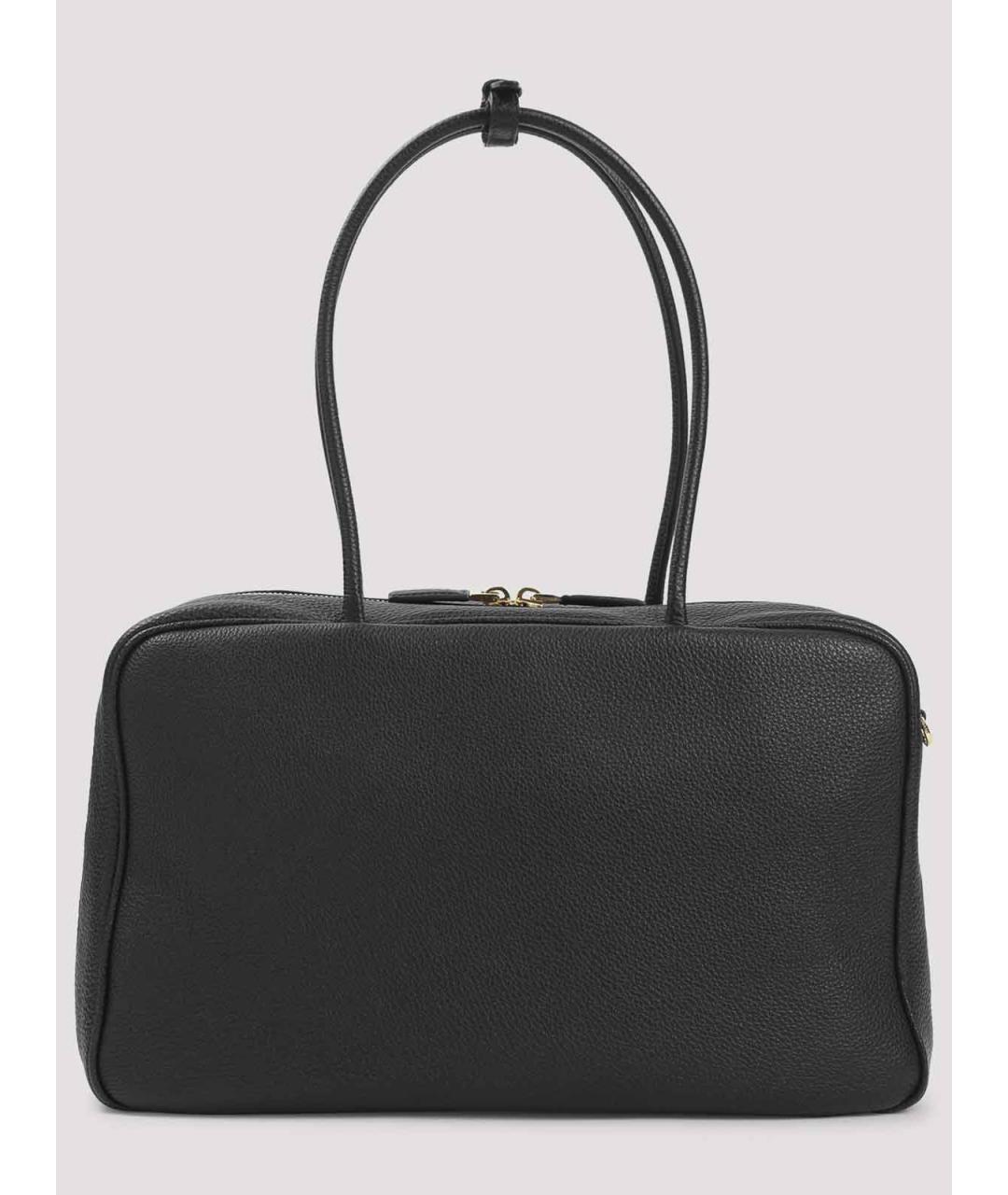 PRADA Черная кожаная сумка тоут, фото 2