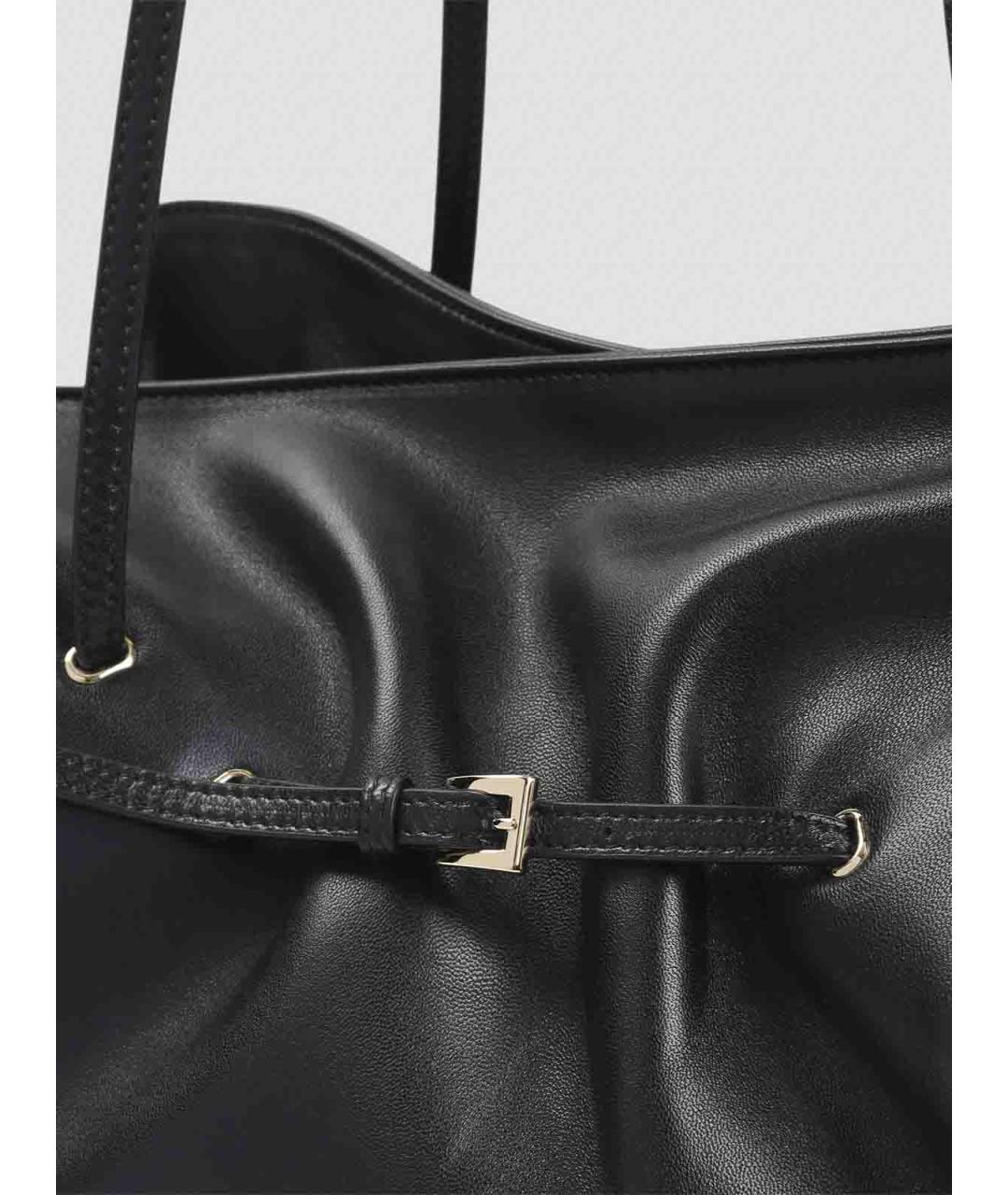 PRADA Черная кожаная сумка тоут, фото 3