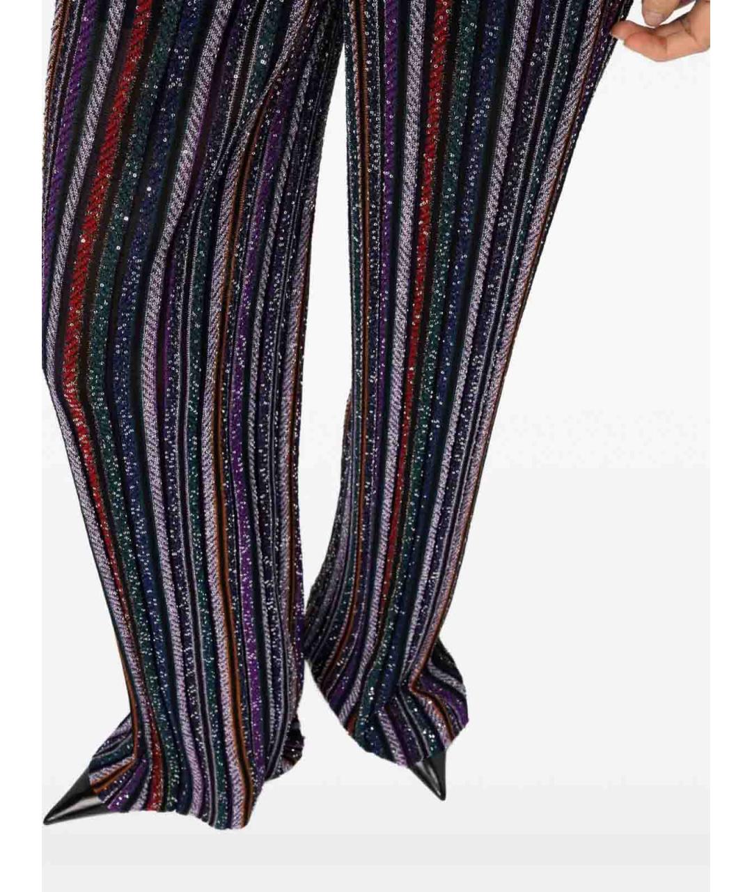 MISSONI Мульти полиамидовые брюки широкие, фото 4