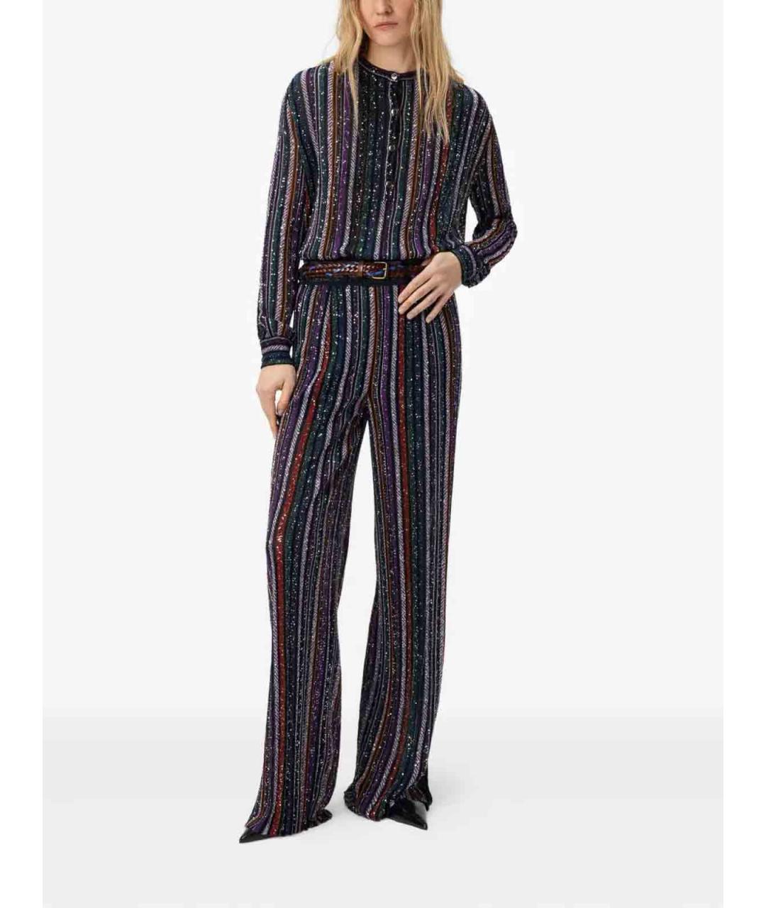 MISSONI Мульти полиамидовые брюки широкие, фото 2