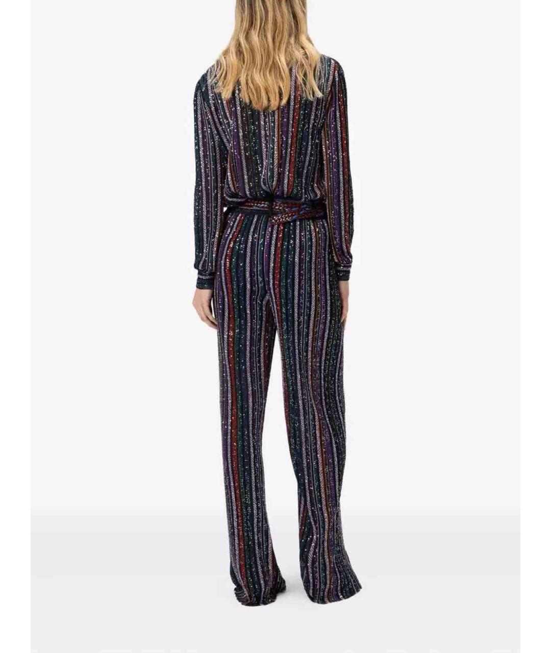 MISSONI Мульти полиамидовые брюки широкие, фото 3