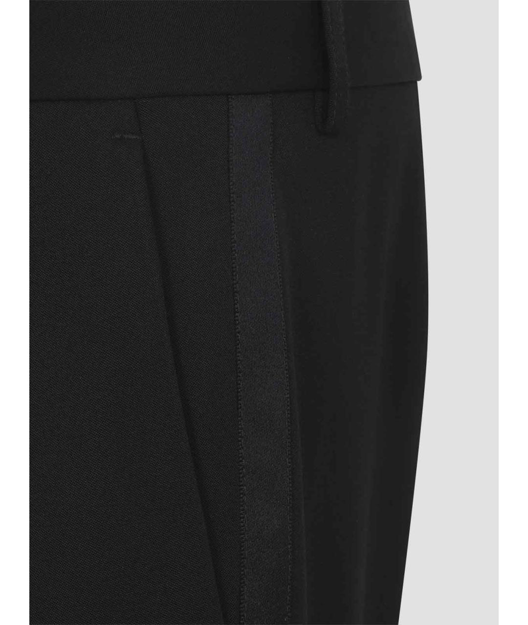 BALENCIAGA Черные шерстяные классические брюки, фото 4