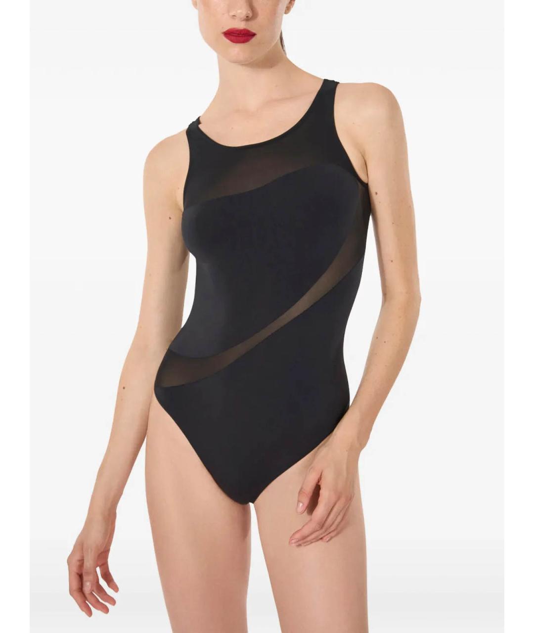 WOLFORD Черное полиамидовое боди, фото 2