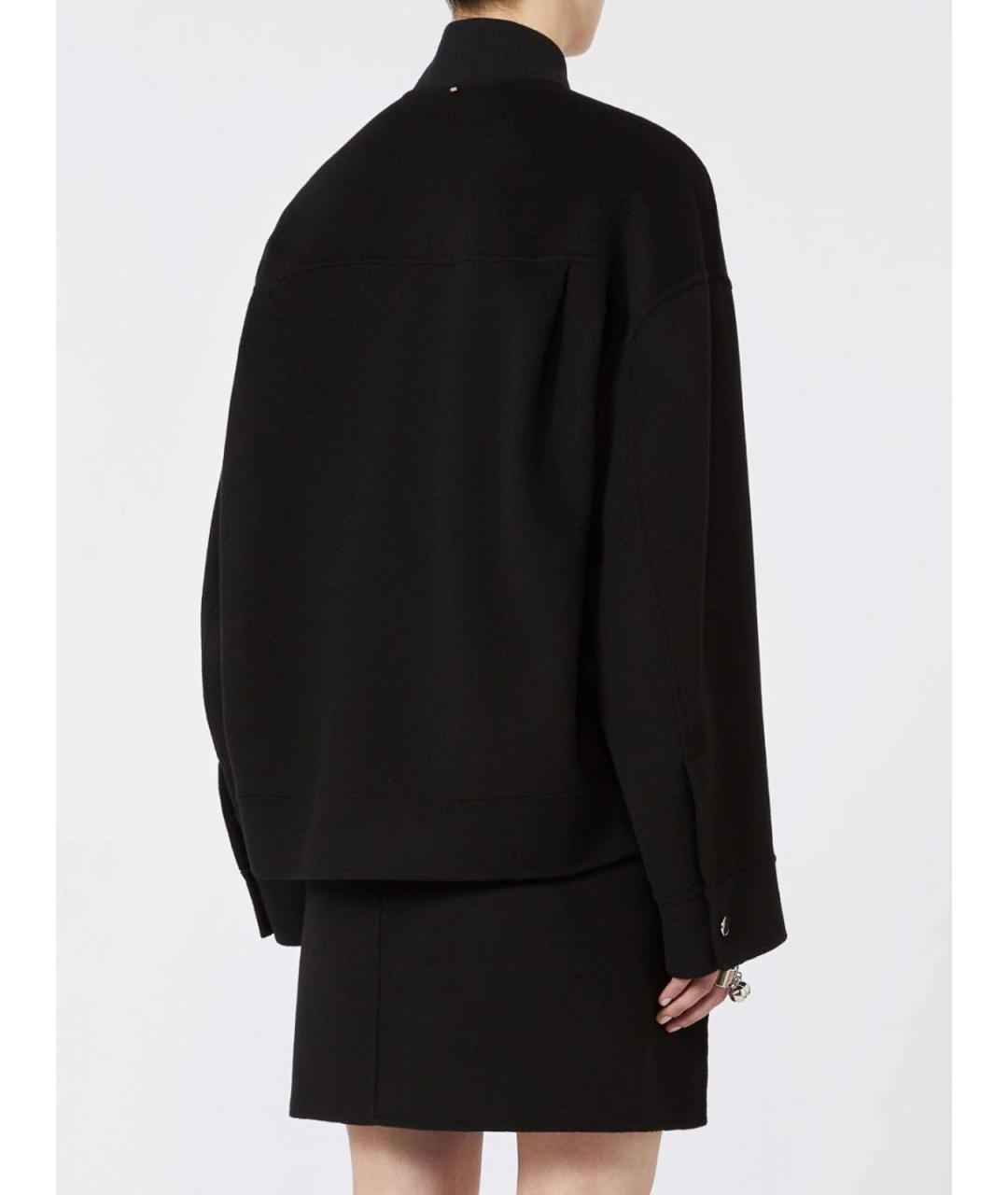 SPORTMAX Черная шерстяная куртка, фото 3