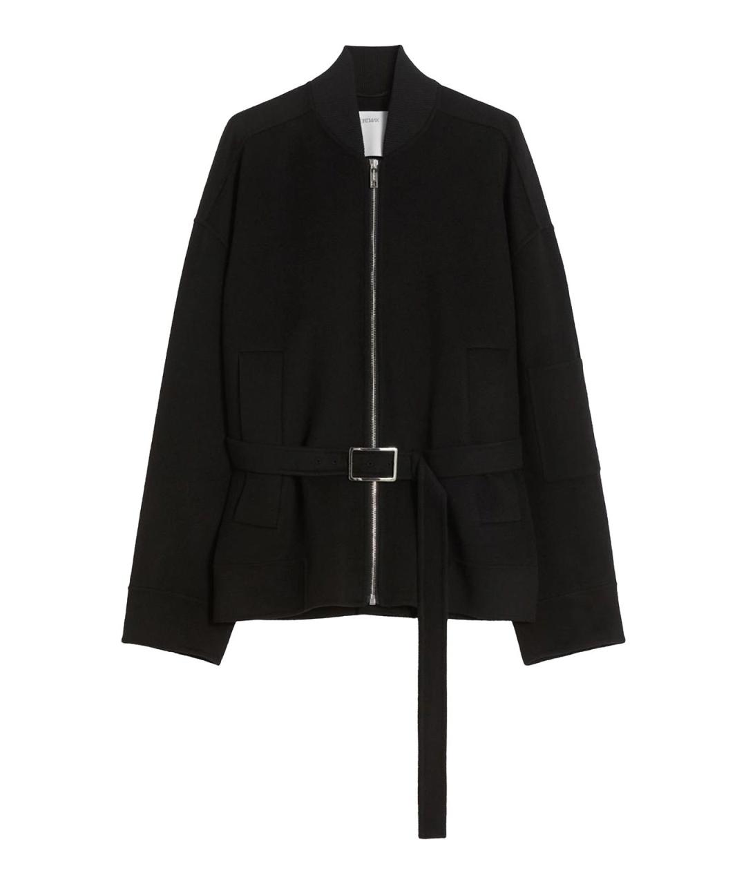 SPORTMAX Черная шерстяная куртка, фото 1