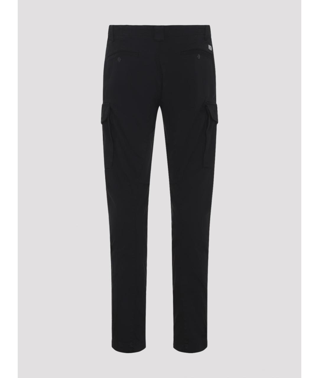 CP COMPANY Черные хлопковые повседневные брюки, фото 2