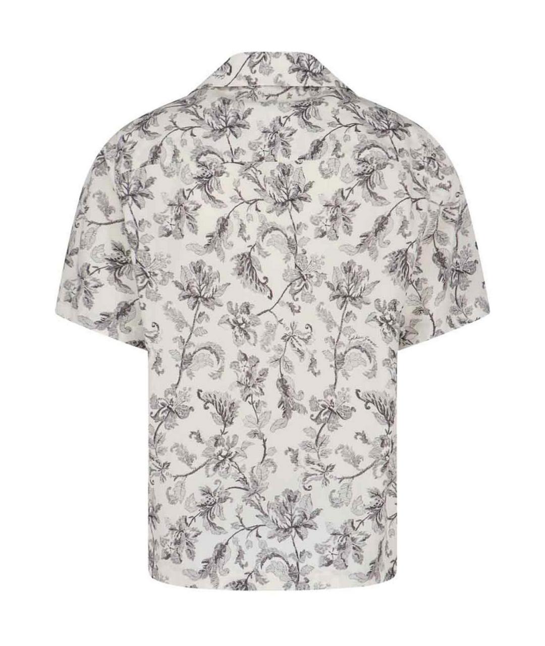 GOLDEN GOOSE Белая хлопковая классическая рубашка, фото 2