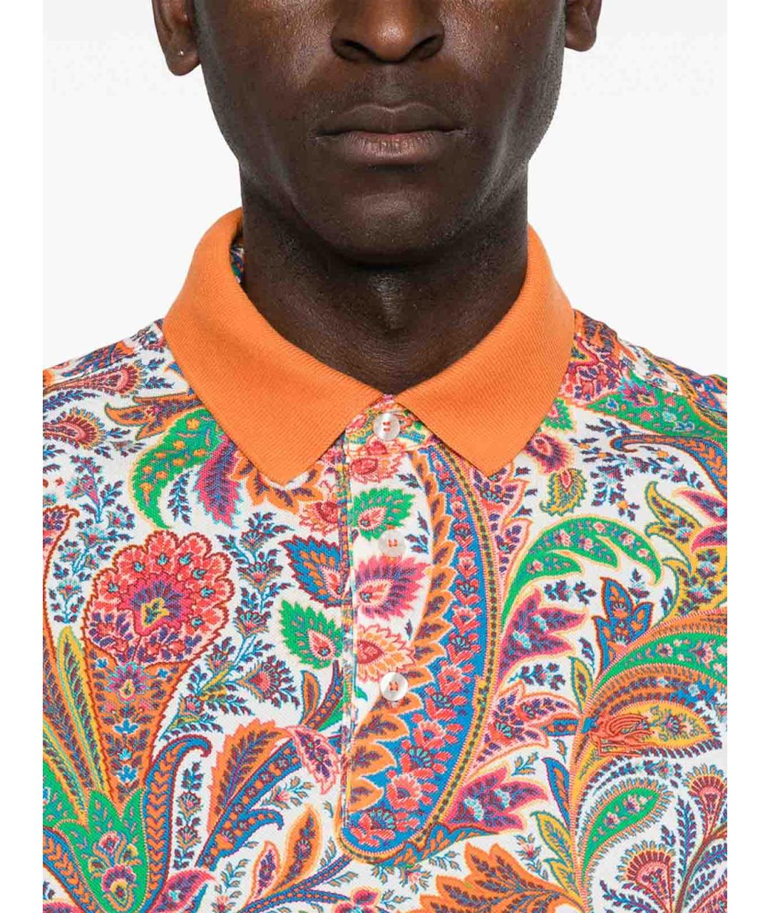 ETRO Оранжевый хлопковый джемпер / свитер, фото 4