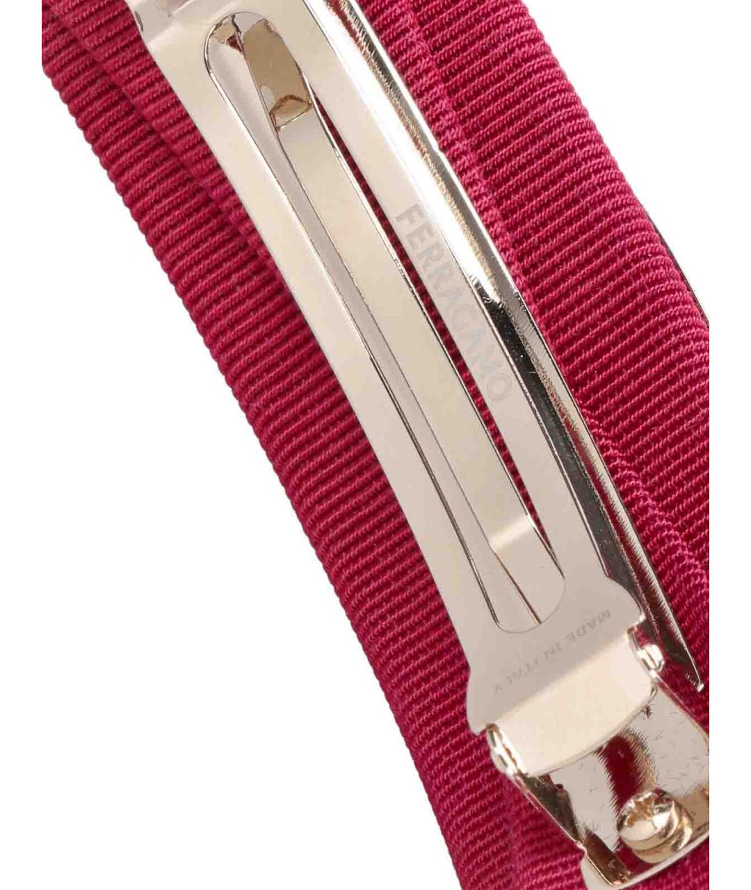 FERRAGAMO Красная заколка, фото 3