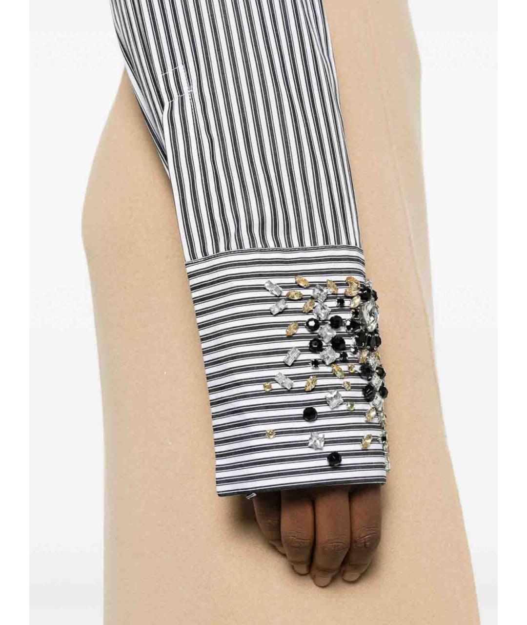 SPORTMAX Белая хлопковая рубашка, фото 4
