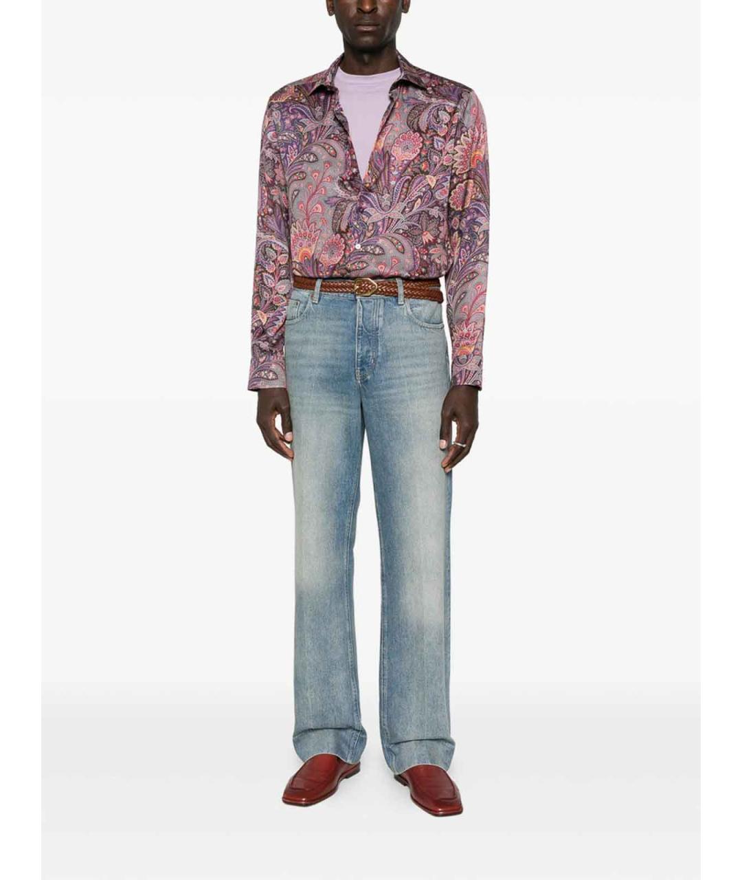 ETRO Фиолетовая кэжуал рубашка, фото 3