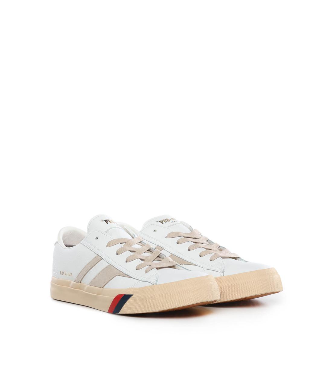 PRO-KEDS Белые кожаные низкие кроссовки / кеды, фото 2