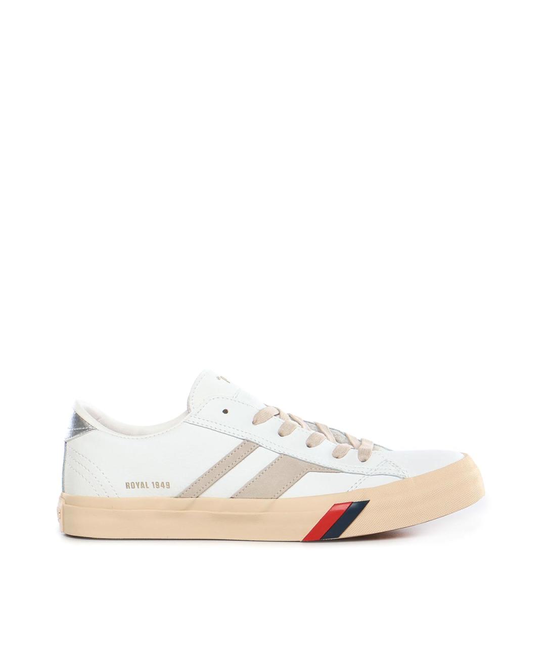 PRO-KEDS Белые кожаные низкие кроссовки / кеды, фото 1