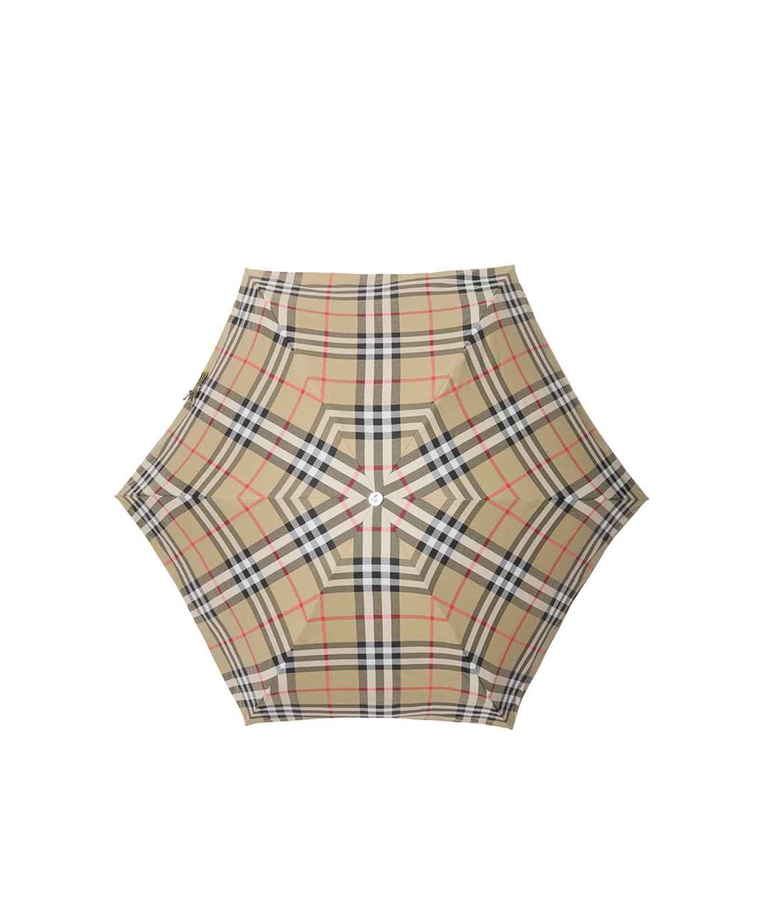 BURBERRY Бежевый зонт, фото 3