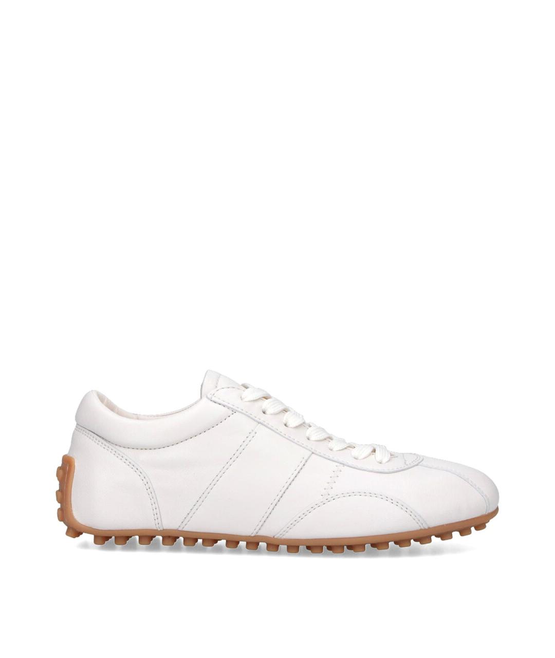 TOD'S Белые кожаные кроссовки, фото 1