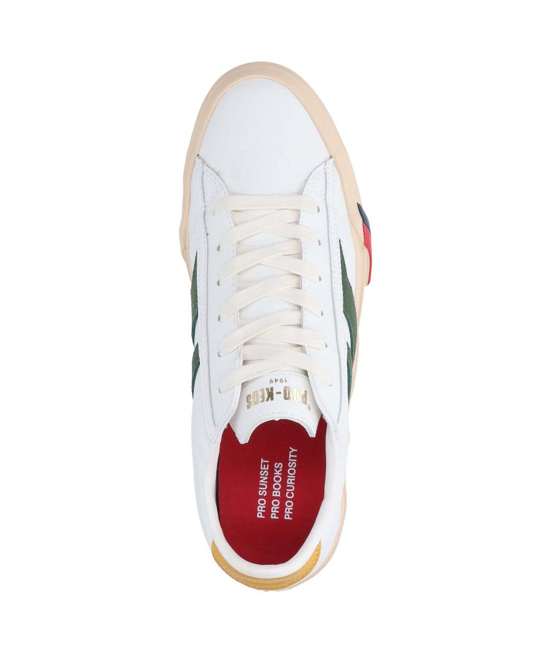 PRO-KEDS Белые кожаные низкие кроссовки / кеды, фото 5