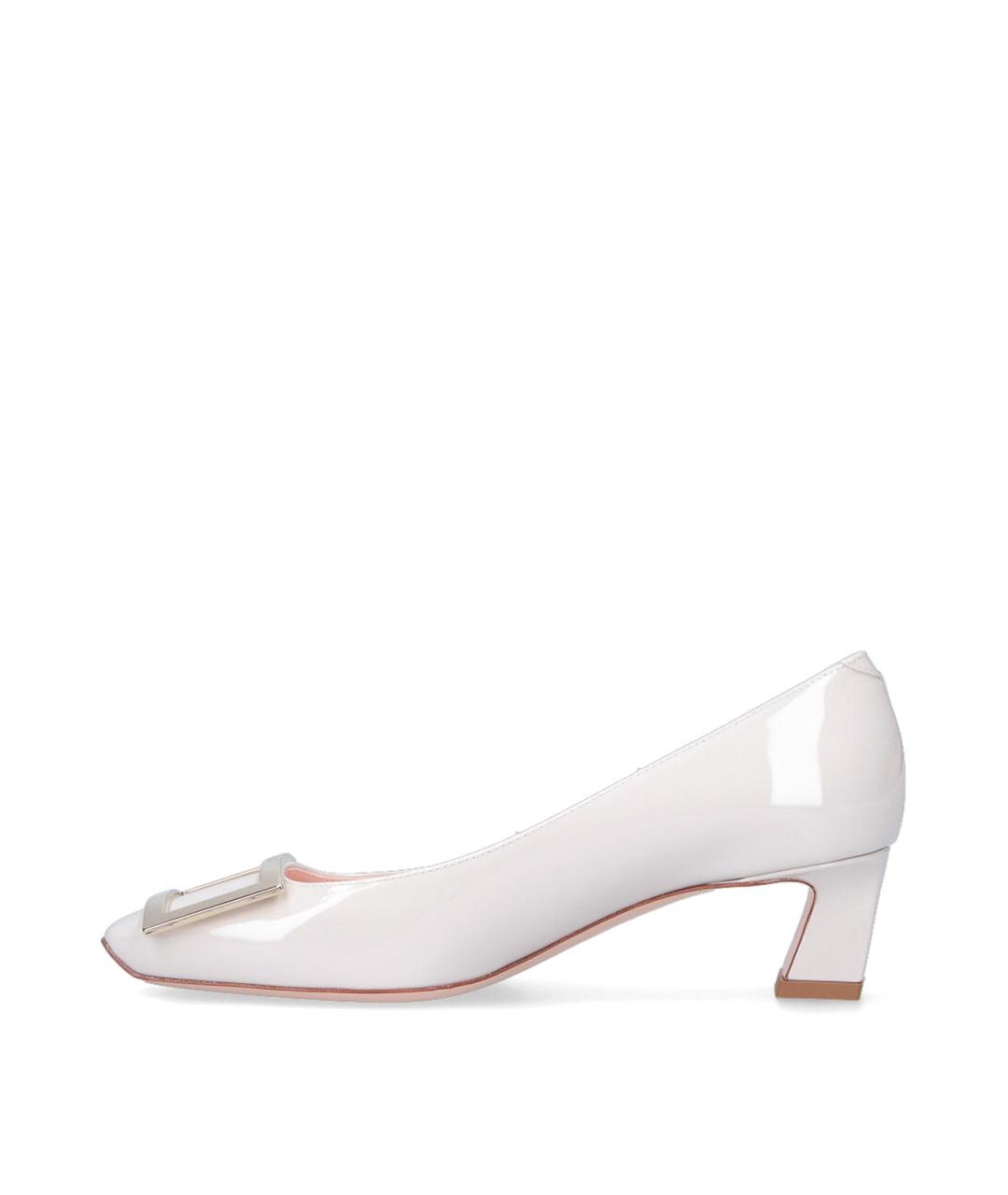 ROGER VIVIER Белые кожаные туфли, фото 3
