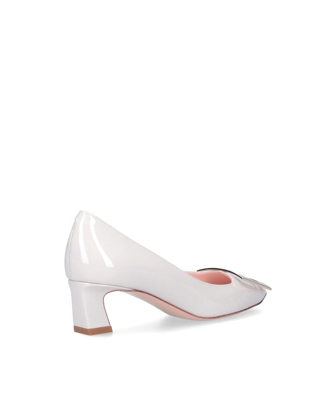 ROGER VIVIER Белые кожаные туфли, фото 4