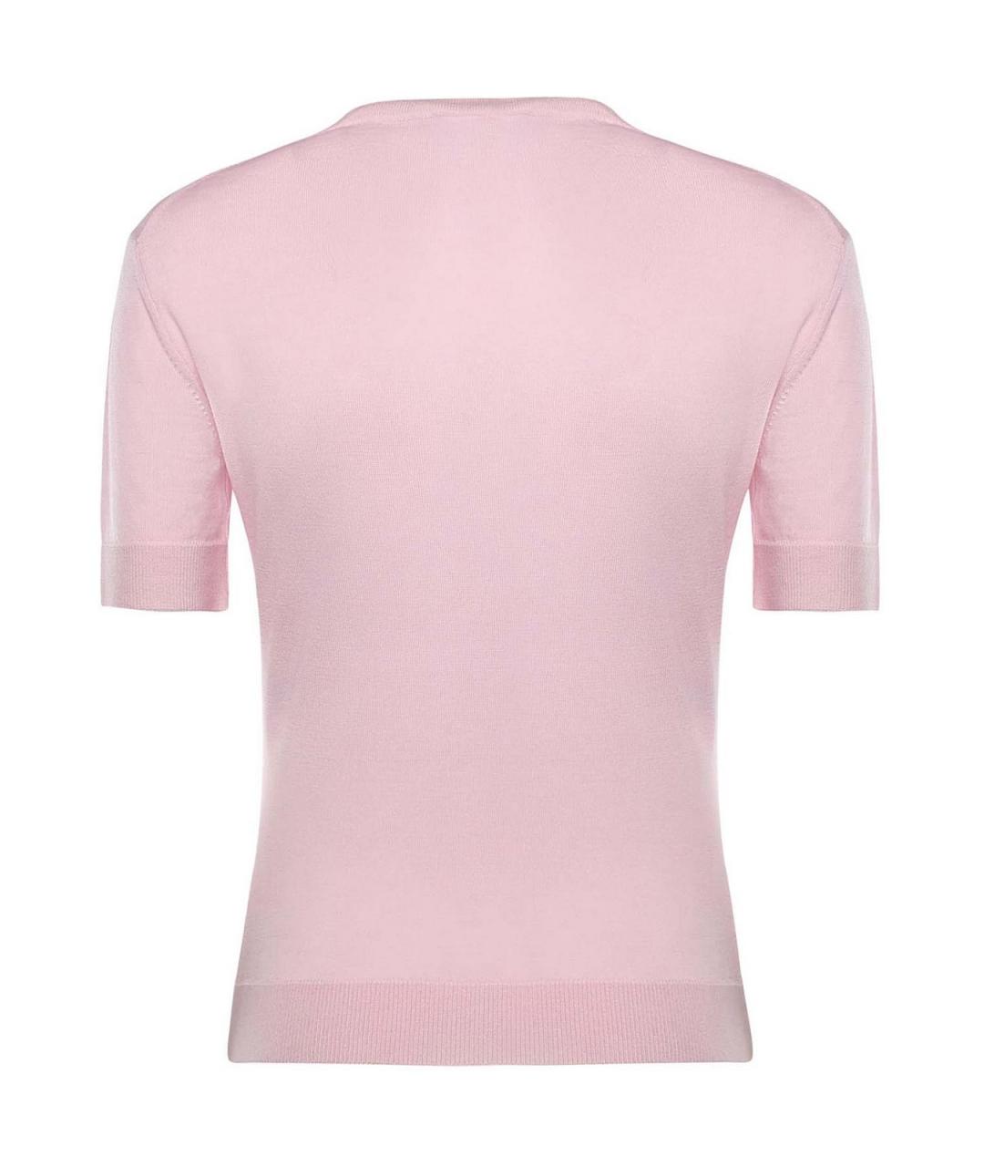 COURREGES Розовая шерстяная майка, фото 3