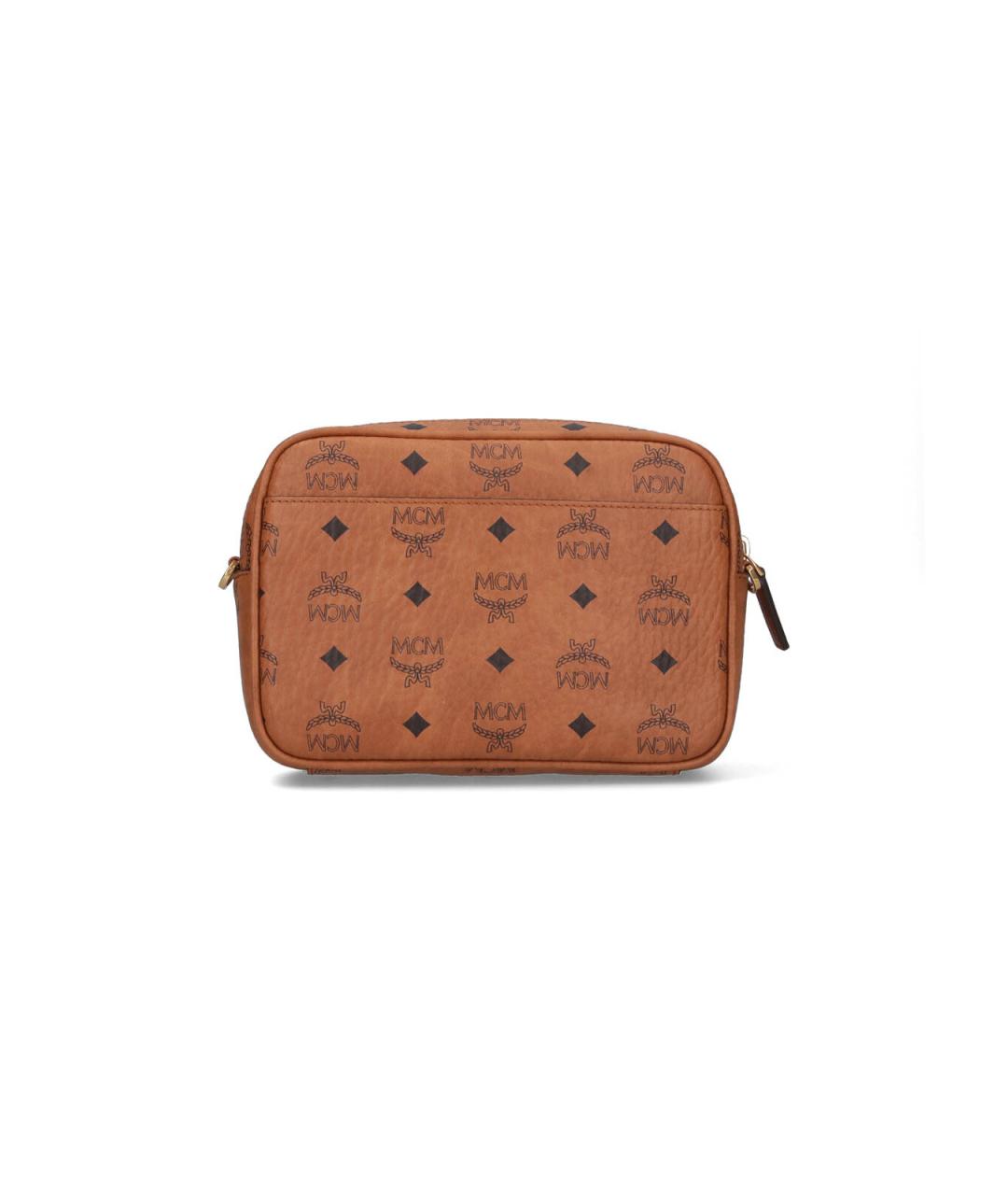 MCM Коричневая синтетическая сумка на плечо, фото 3
