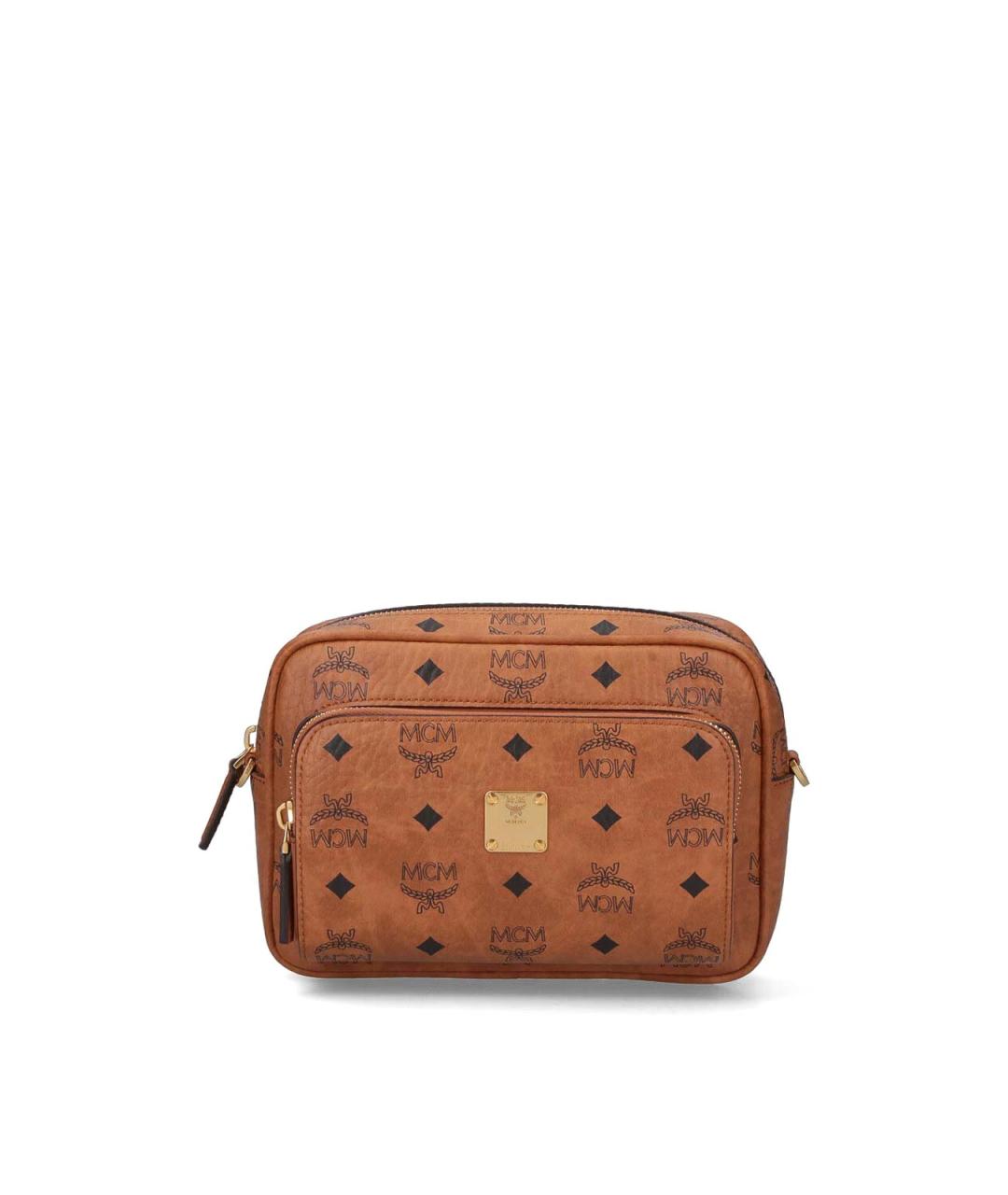 MCM Коричневая синтетическая сумка на плечо, фото 1