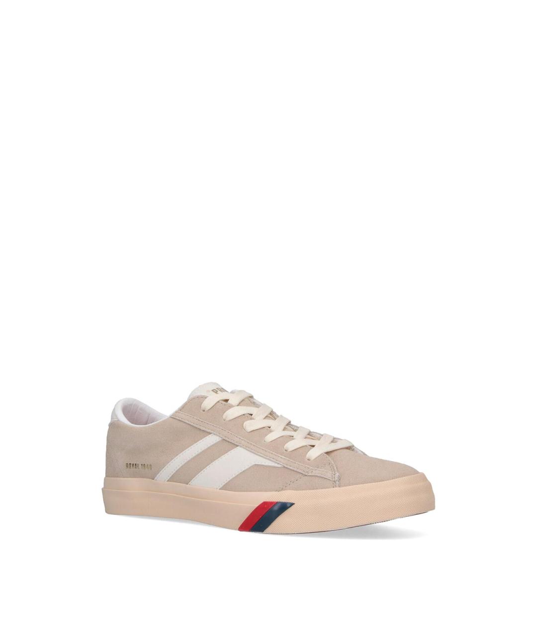 PRO-KEDS Бежевые замшевые низкие кроссовки / кеды, фото 2