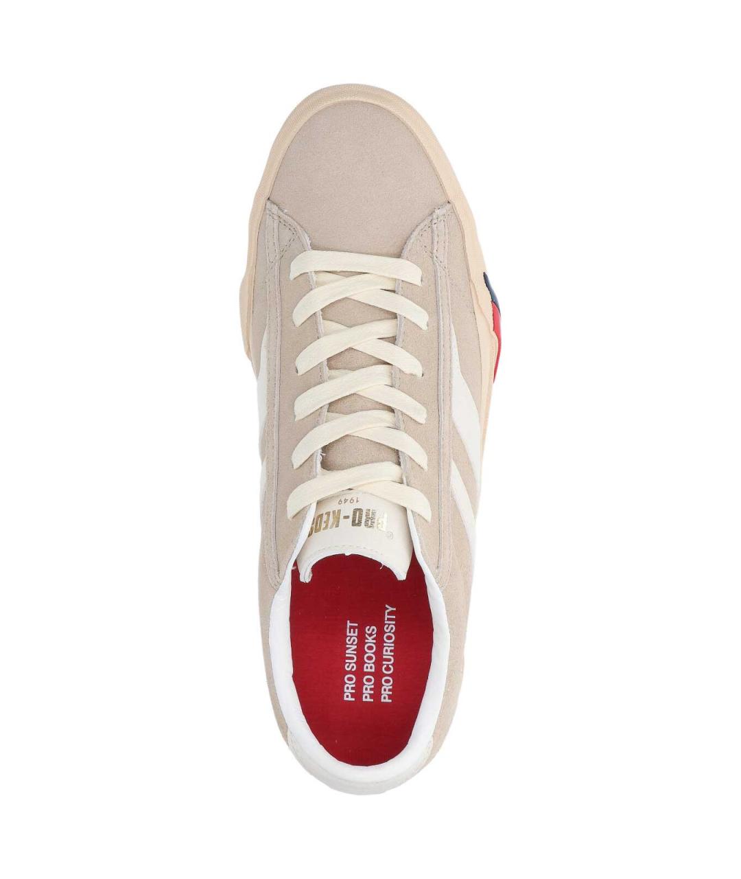 PRO-KEDS Бежевые замшевые низкие кроссовки / кеды, фото 5