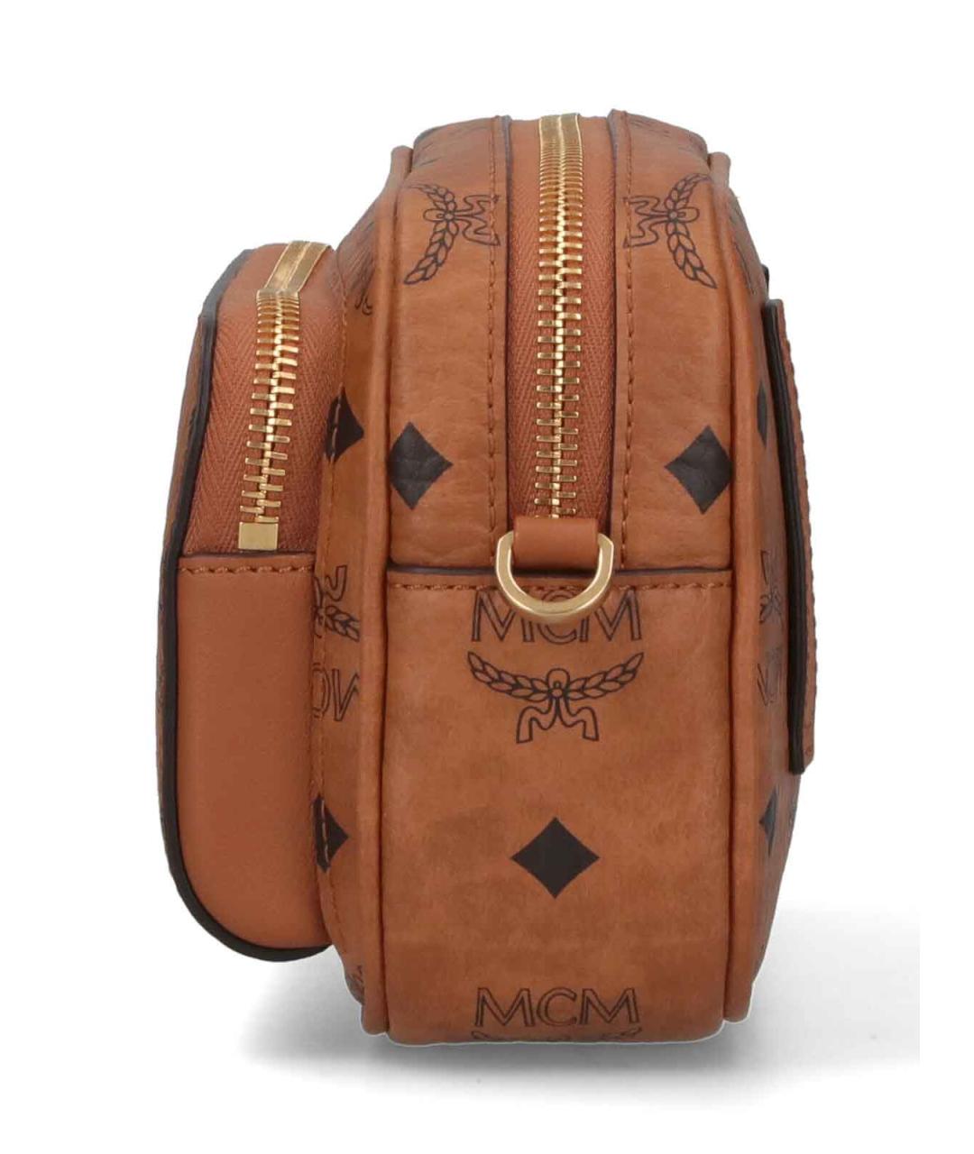 MCM Коричневая синтетическая сумка на плечо, фото 5