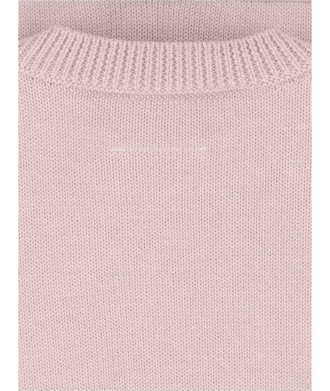 MM6 MAISON MARGIELA Бежевая шерстяная классическая рубашка, фото 4