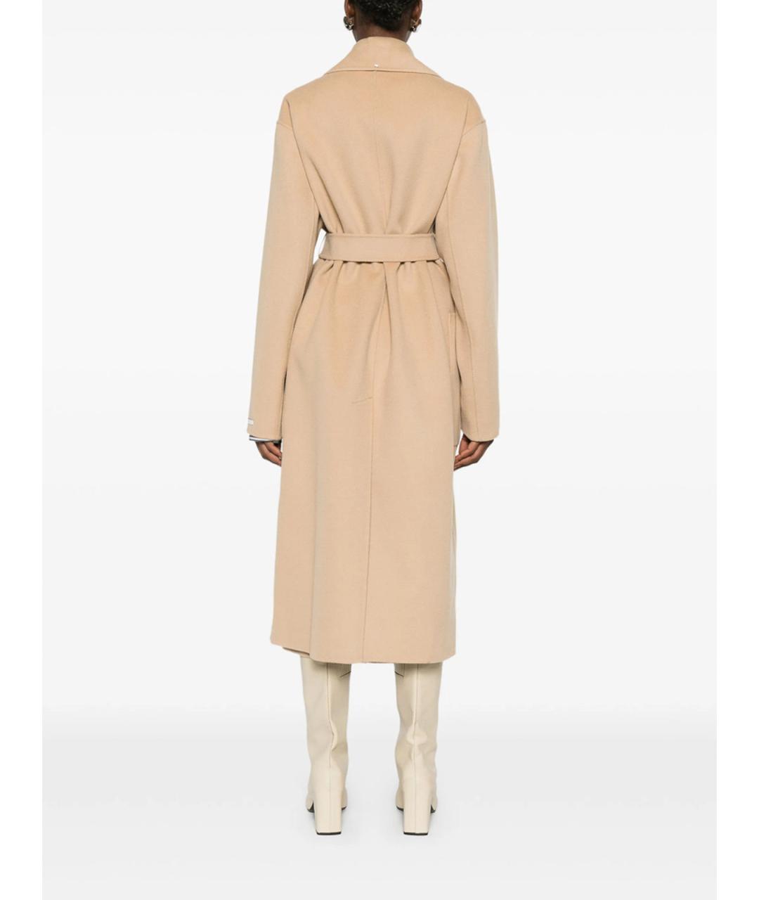 SPORTMAX Коричневое шерстяное пальто, фото 5