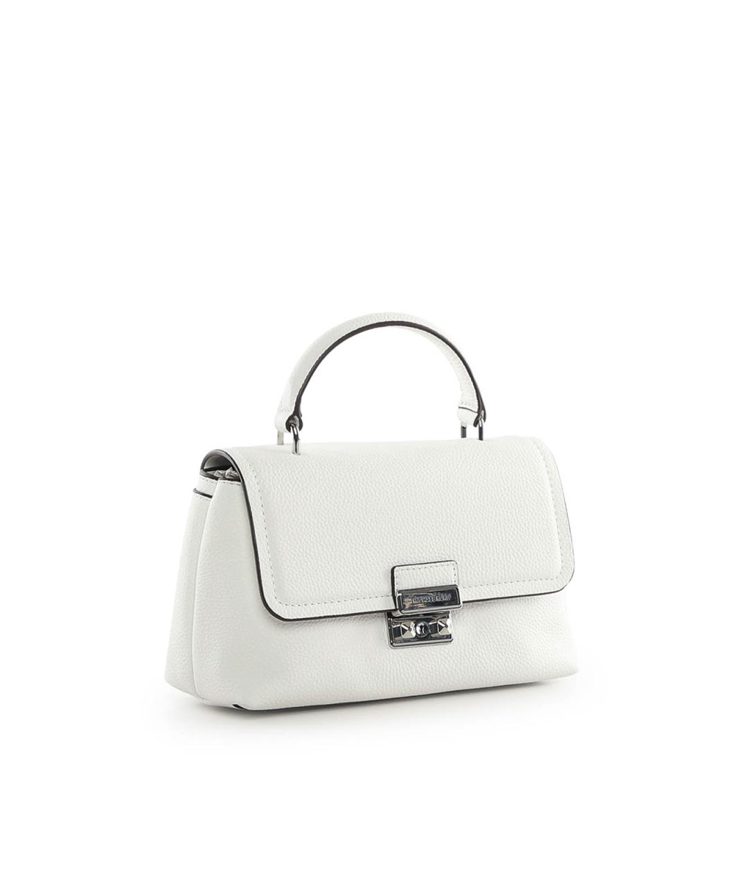 MICHAEL MICHAEL KORS Белая кожаная сумка с короткими ручками, фото 2