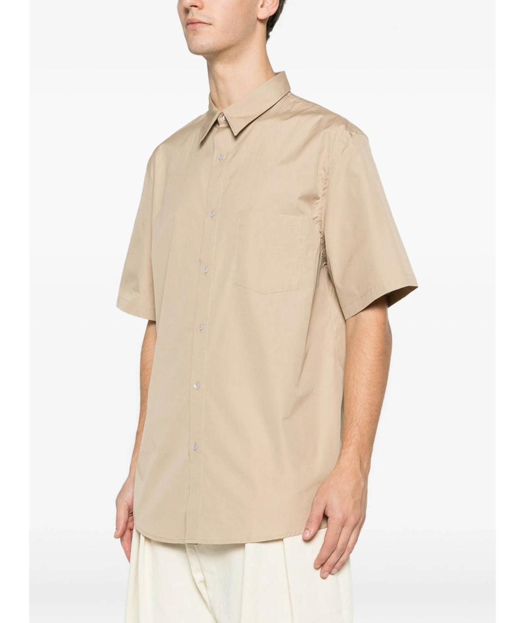 A.P.C. Бежевая хлопковая классическая рубашка, фото 2