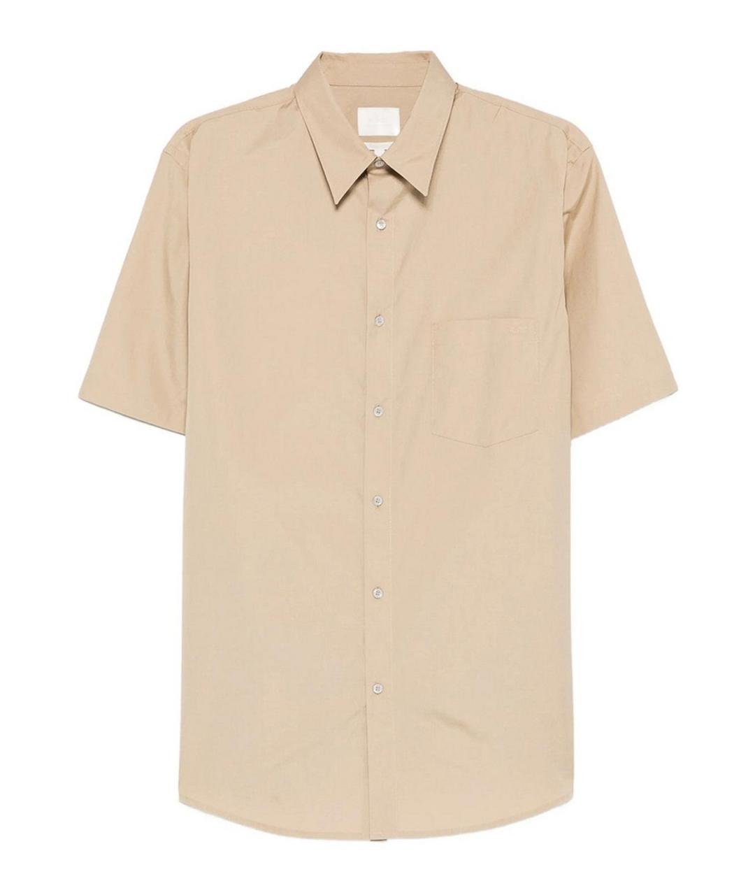 A.P.C. Бежевая хлопковая классическая рубашка, фото 1