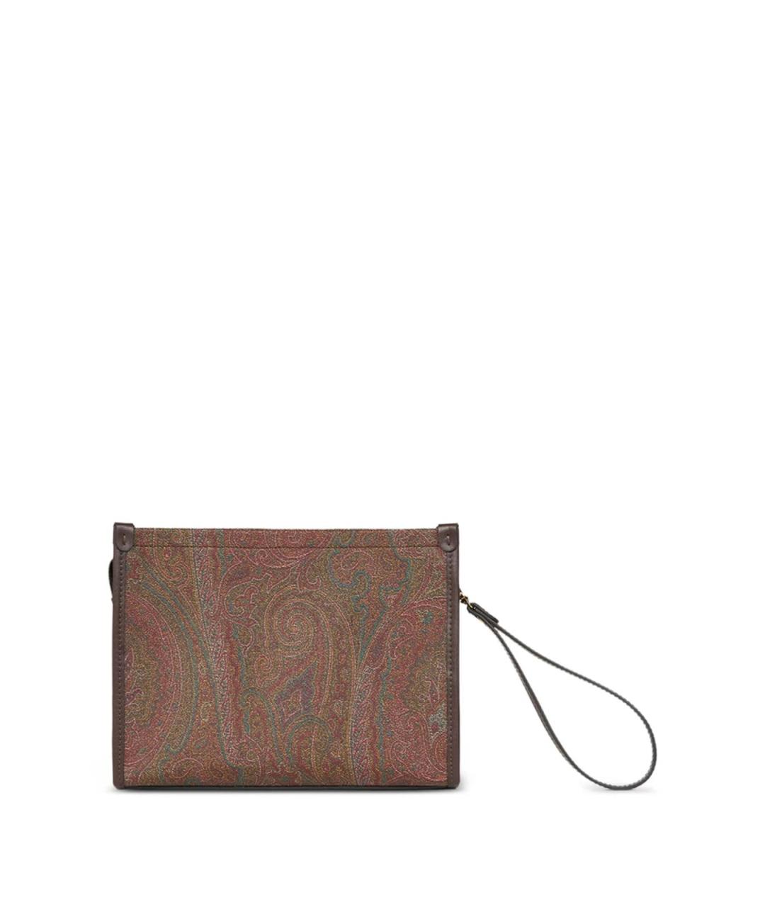 ETRO Коричневая кожаная сумка тоут, фото 3