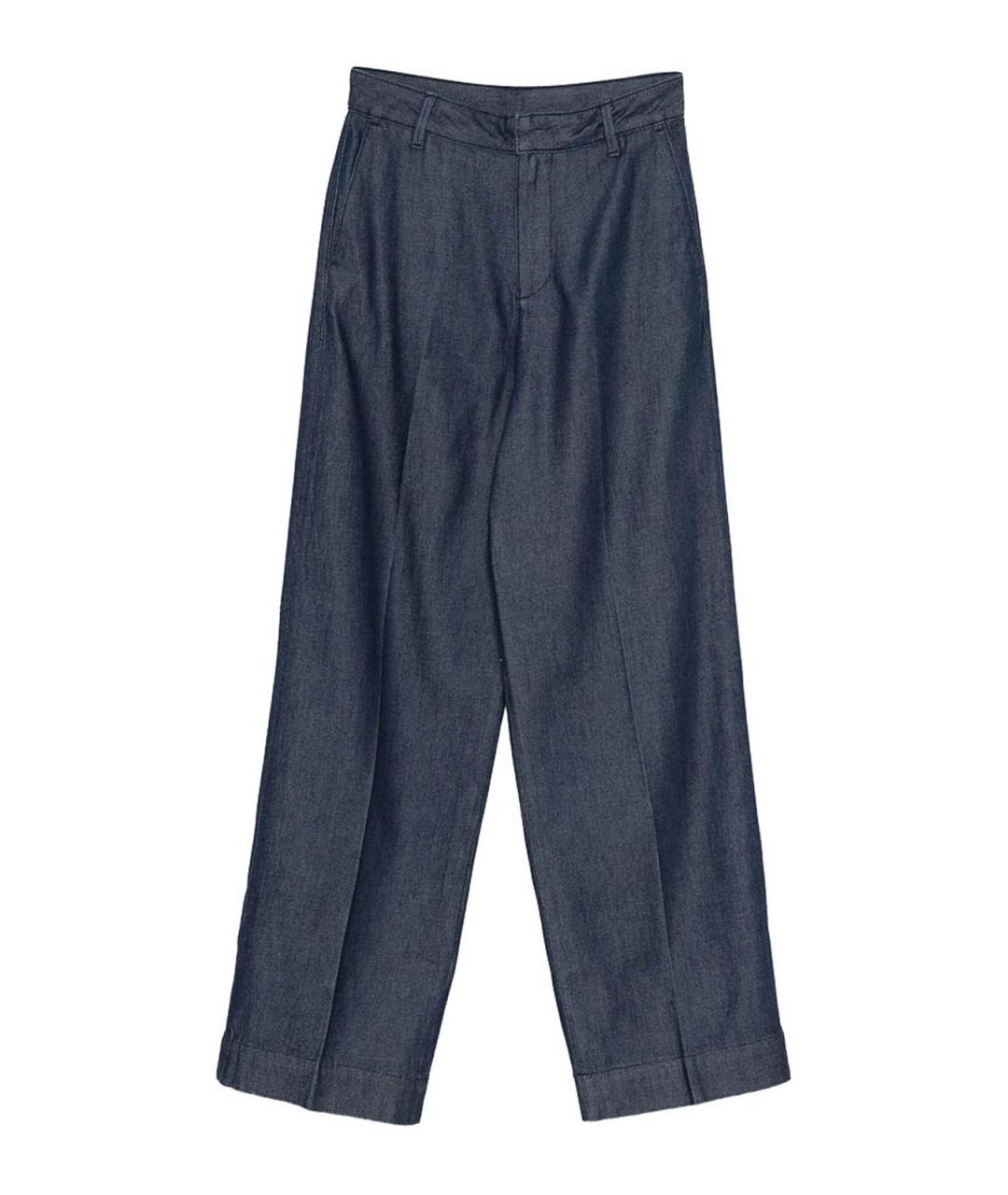 CALVIN KLEIN Синие хлопковые прямые джинсы, фото 1
