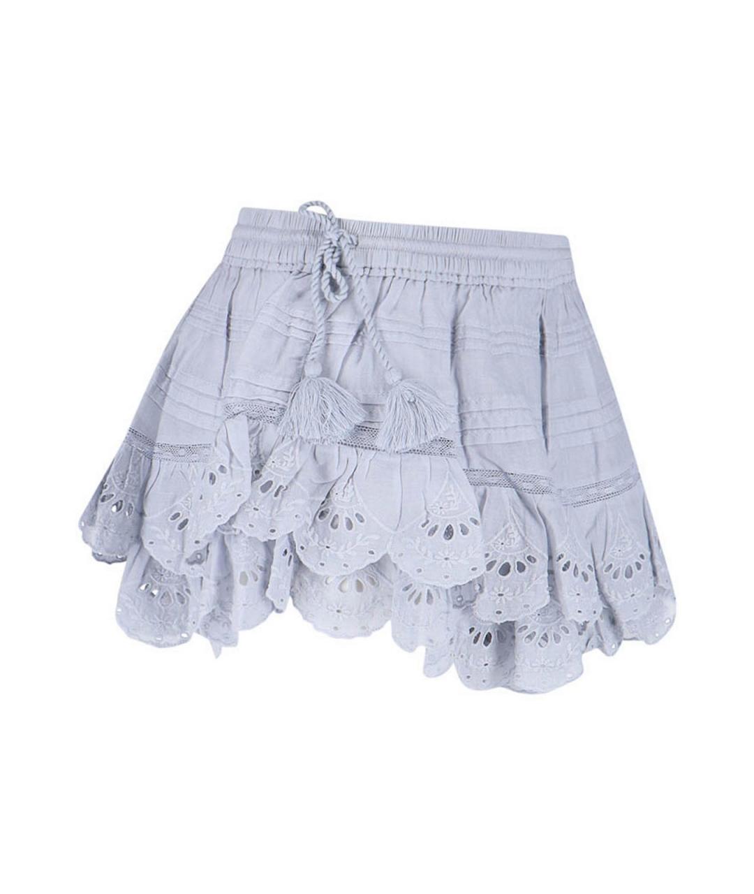 ISABEL MARANT Голубые хлопковые шорты, фото 3