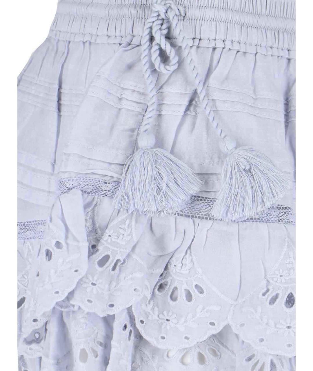ISABEL MARANT Голубые хлопковые шорты, фото 4