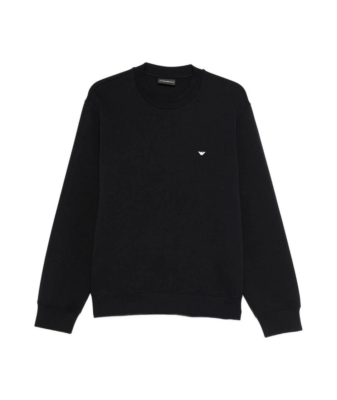 EMPORIO ARMANI Синий полиэстеровый джемпер / свитер, фото 1