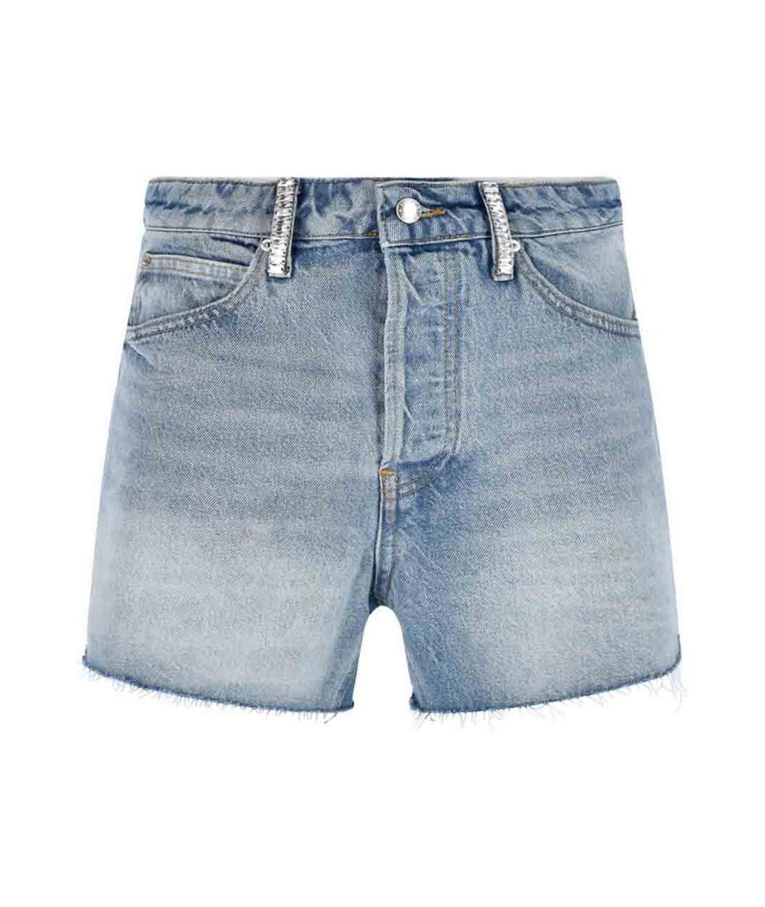 ALEXANDER WANG Синие хлопковые шорты, фото 1
