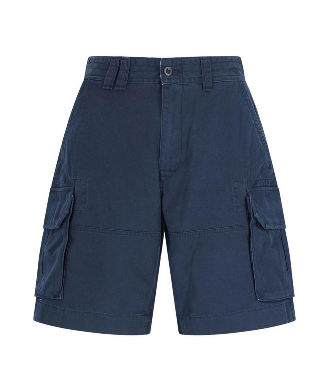POLO RALPH LAUREN Синие хлопковые шорты, фото 1