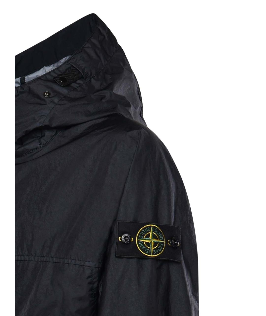STONE ISLAND Темно-синяя полиамидовая куртка, фото 2