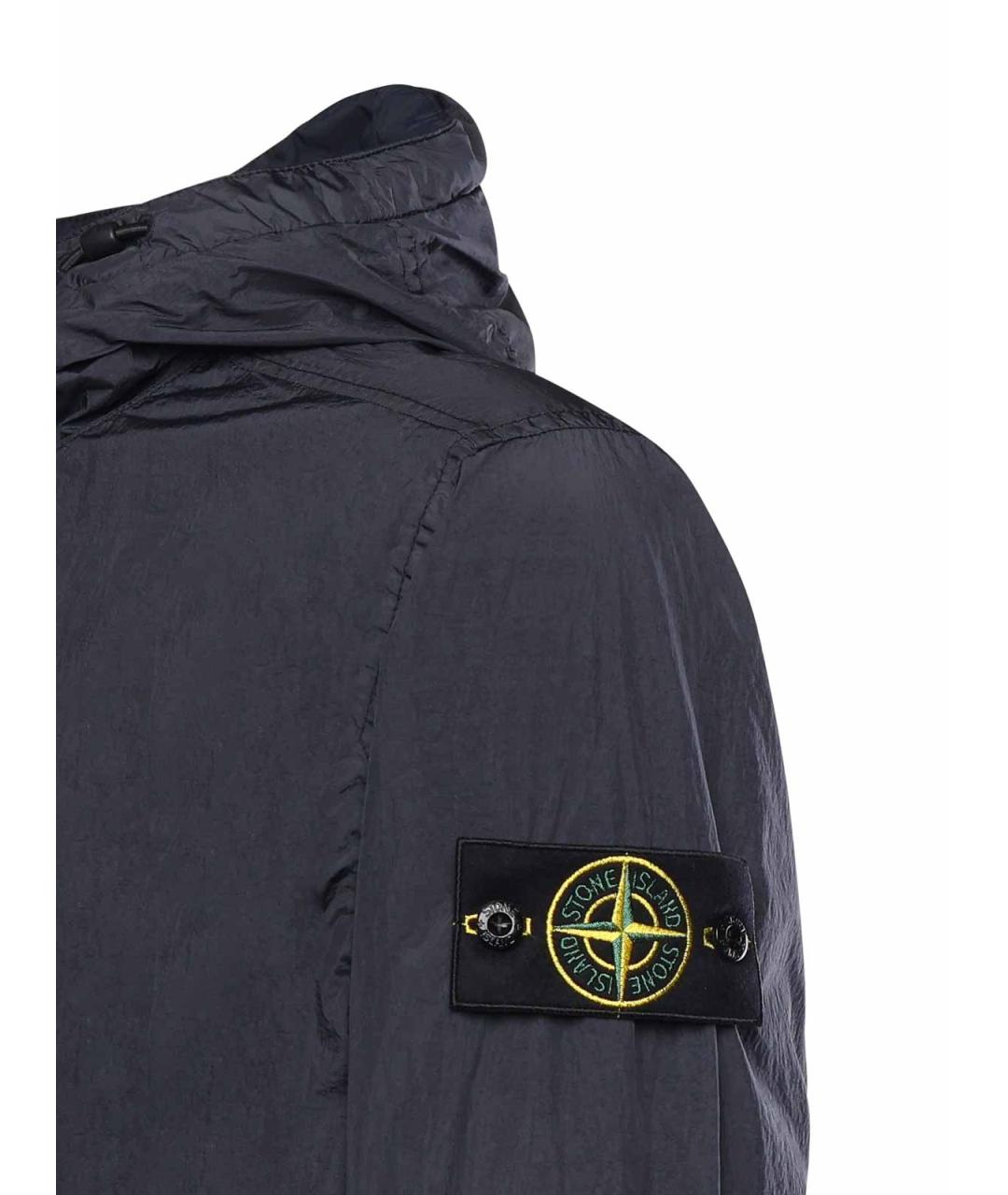 STONE ISLAND Синяя полиамидовая куртка, фото 2