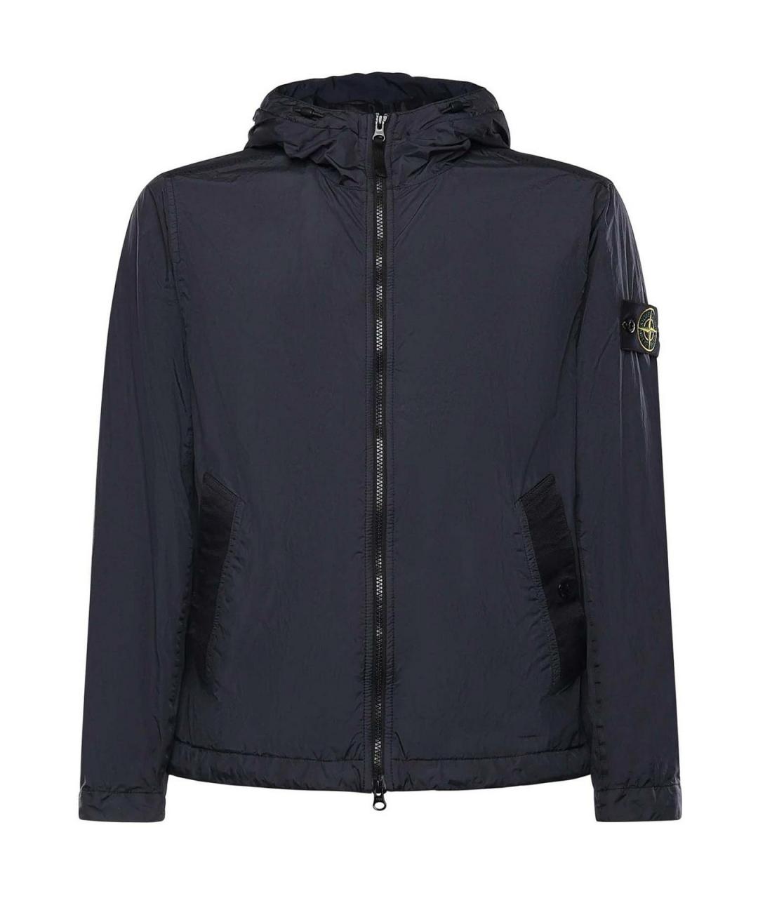 STONE ISLAND Синяя полиамидовая куртка, фото 1