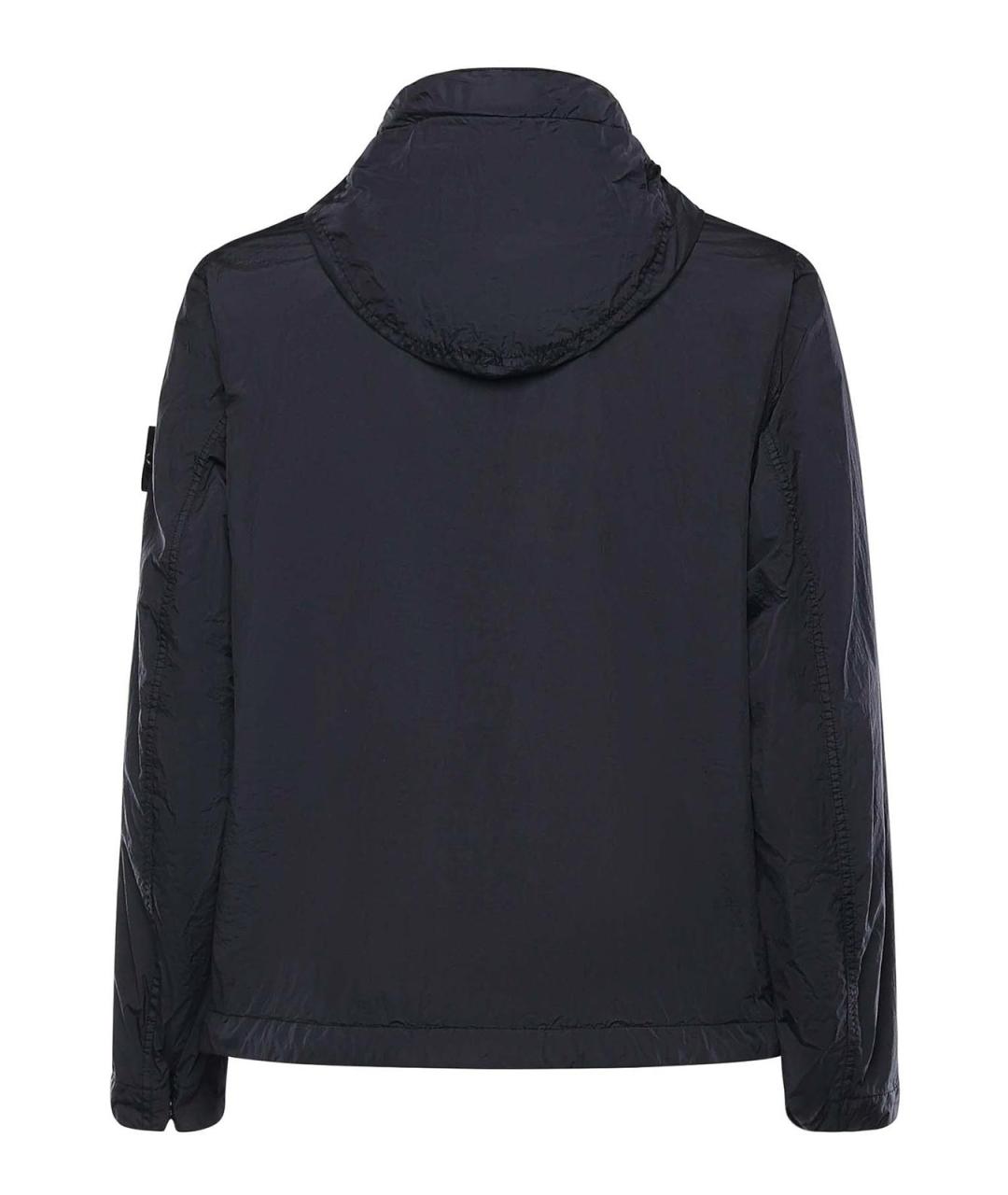 STONE ISLAND Синяя полиамидовая куртка, фото 3