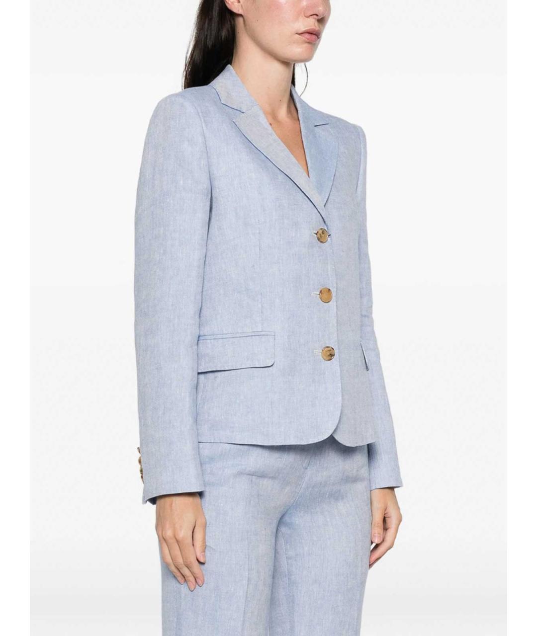 ETRO Синяя льняная куртка, фото 3