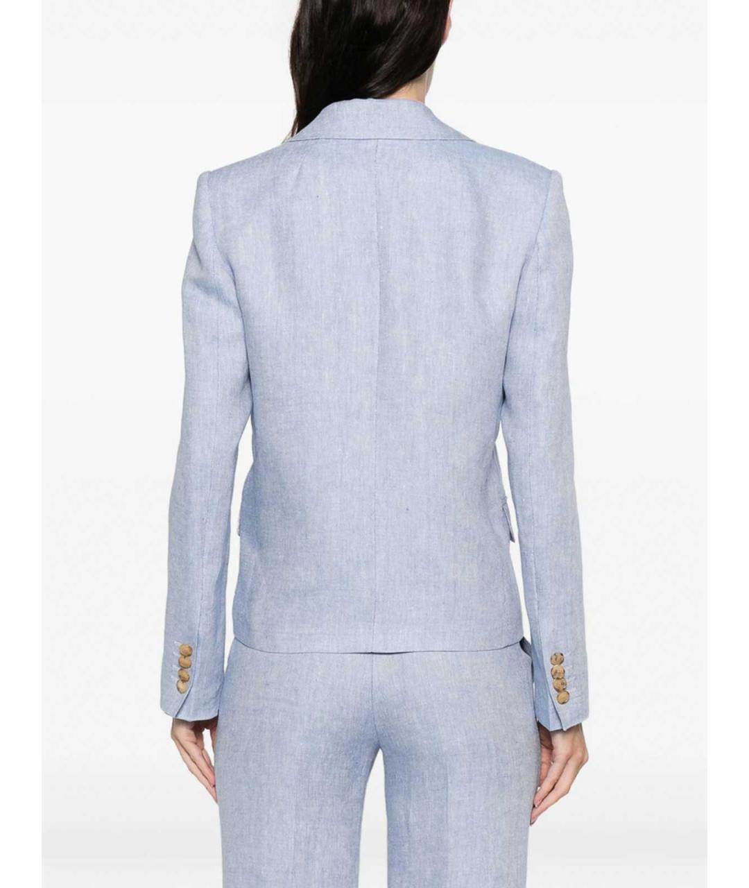 ETRO Синяя льняная куртка, фото 4