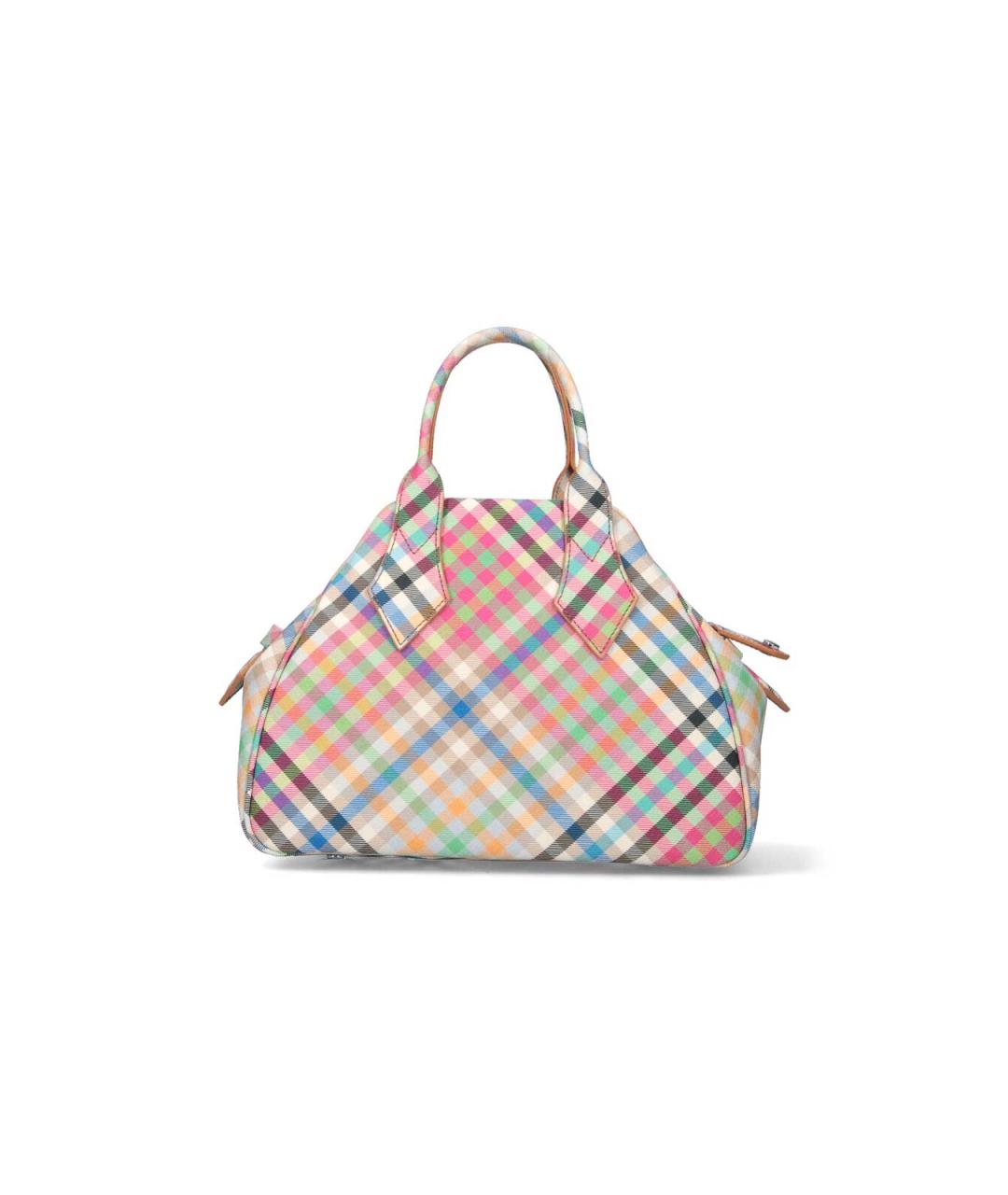 VIVIENNE WESTWOOD Мульти синтетическая сумка тоут, фото 3