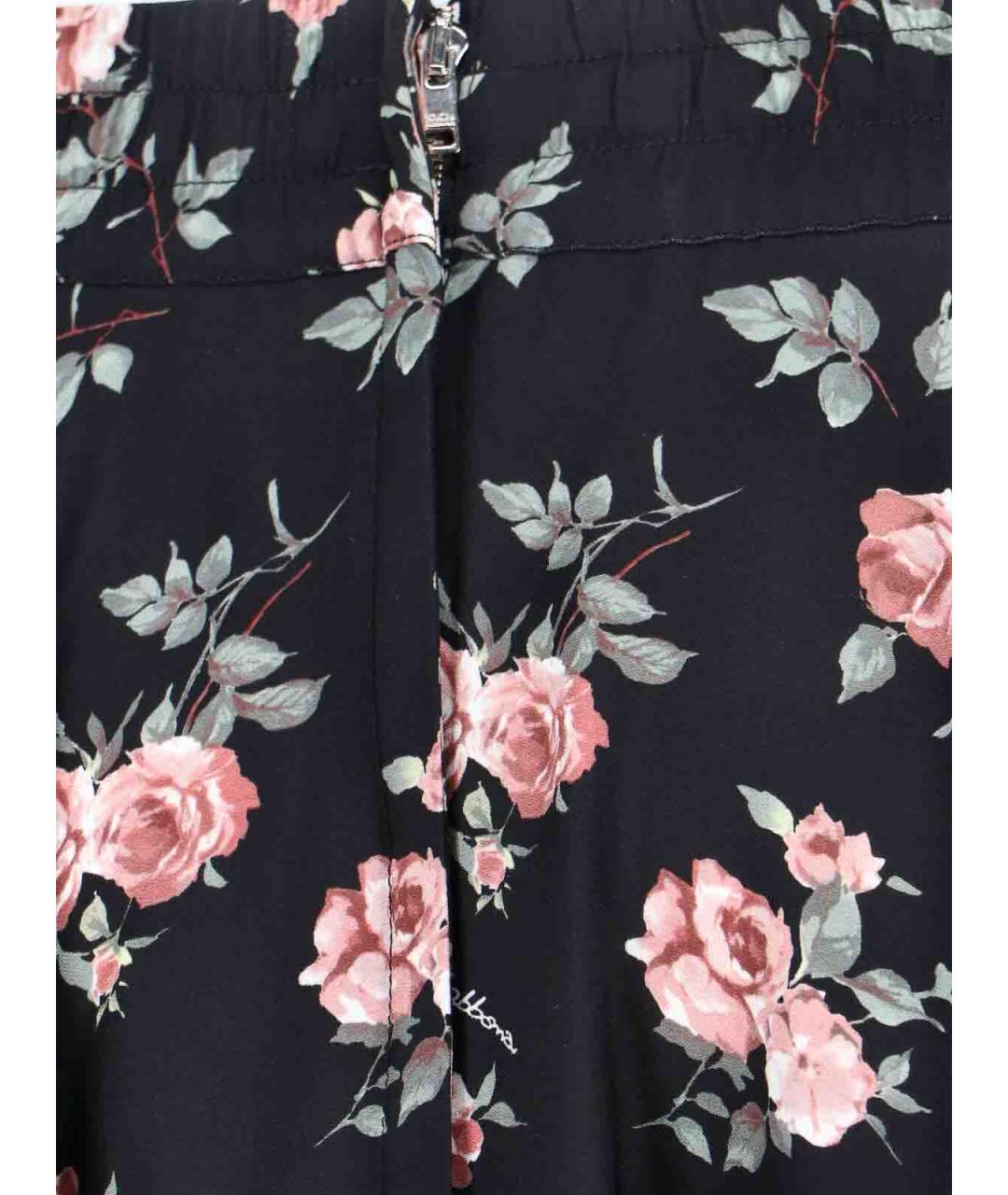 DOLCE&GABBANA Черная шелковая юбка миди, фото 4
