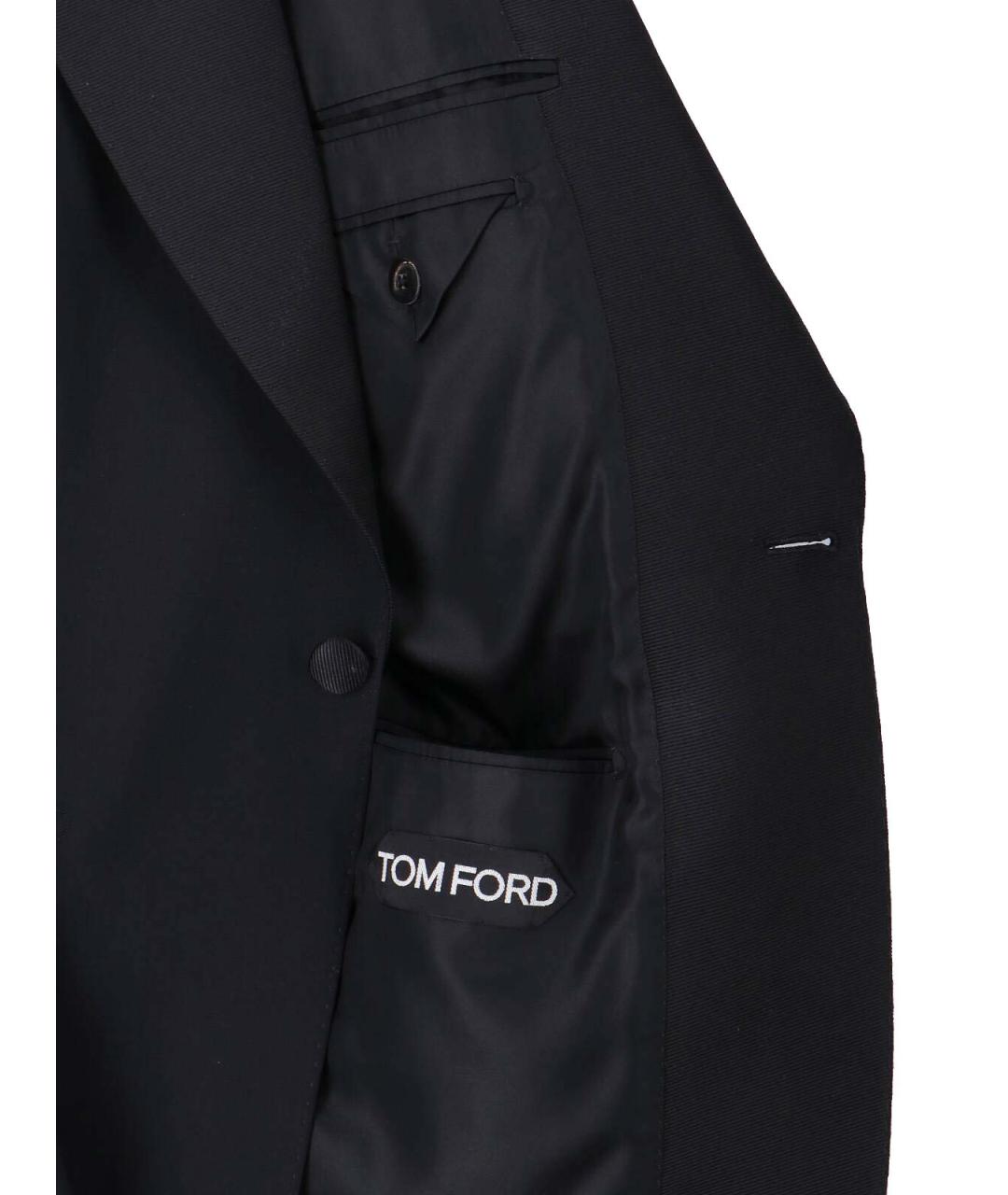 TOM FORD Черный шерстяной пиджак, фото 5