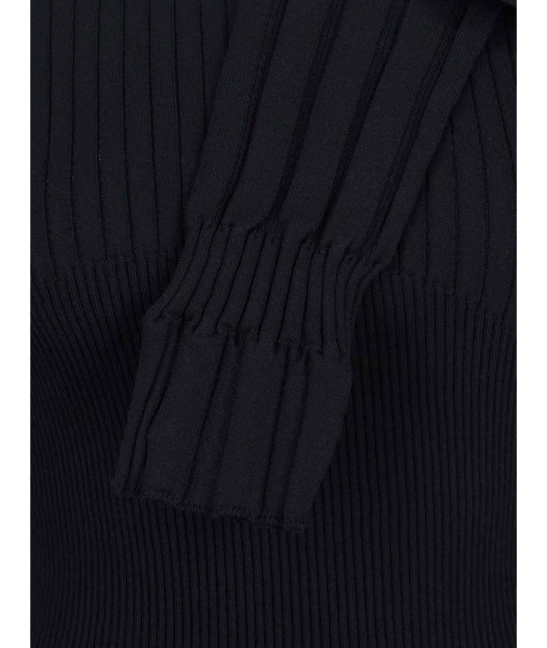 BALMAIN Черный вискозный джемпер / свитер, фото 3